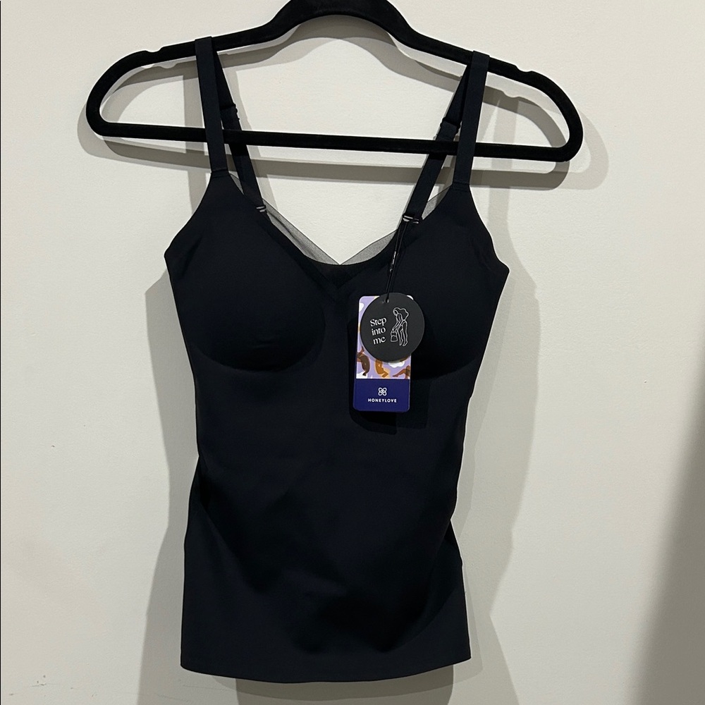 Honeylove Midnight Black Shapewear Tank